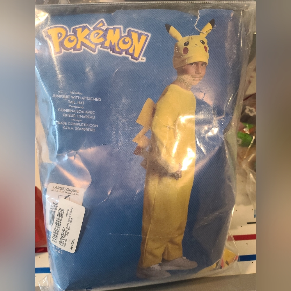 Pokemon Pikachu costume